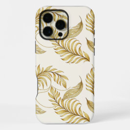 Elegante goldene Handyhülle für den Herbst iPhone 16 Pro Max Hülle