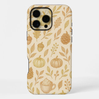 Elegante goldene Handyhülle für den Herbst iPhone 16 Pro Max Hülle