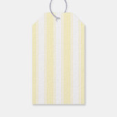 Elegante goldene Initialen Danke Geschenkanhänger (Rückseite)