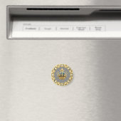 Elegante Goldene Krone Magnet (In Situ (Geschirrspüler))