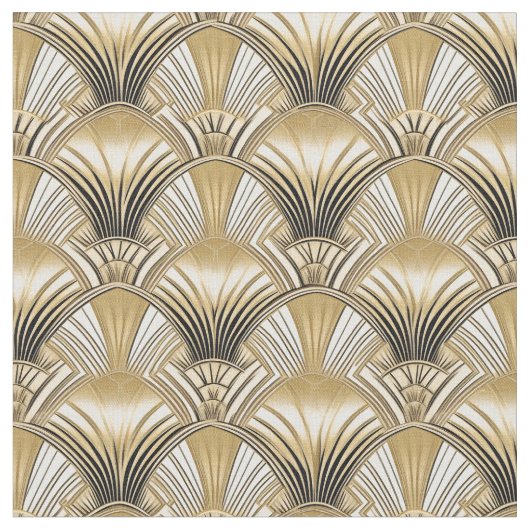 Elegante Goldene Kunst, Deko Stoff (Nahaufnahme)