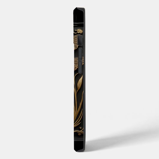 Elegante Goldene Libelle Case-Mate iPhone Hülle (Rückseite / Links)