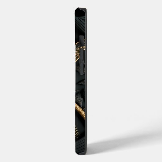 Elegante Goldene Libelle Case-Mate iPhone Hülle (Rückseite / Links)