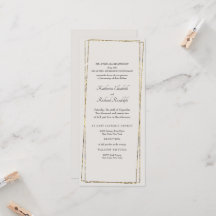 Elegante goldene neutrale geometrische Rahmen lang