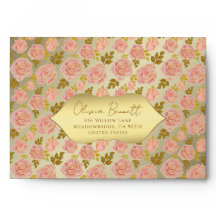 Elegante Goldene Rose