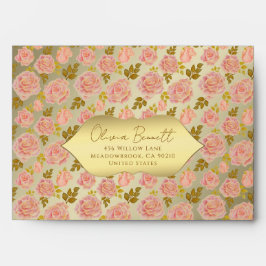 Elegante Goldene Rose