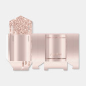 Elegante Goldene Rose Geschenkschachtel (Ungefaltet)