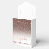 Elegante goldene Rose Günstige Box Geschenkschachtel (Geöffnet)