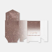 Elegante goldene Rose Günstige Box Geschenkschachtel (Ungefaltet)