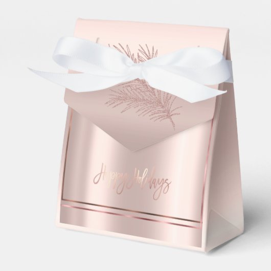Elegante goldene Rose Günstige Box Geschenkschachtel (Vorderseite)