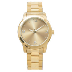 Elegante Goldene Uhr für Modebegeisterte