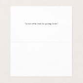 Elegante goldene Wasserfarbe Elliptisch Abstrakt g Visitenkarten (Innenseite Aufgefaltet)