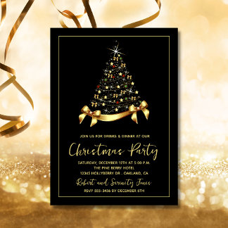 Elegante Goldene Weihnachtsfeier