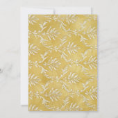 Elegante Goldene Weihnachtsfeier Christliche Cross Einladung (Rückseite)