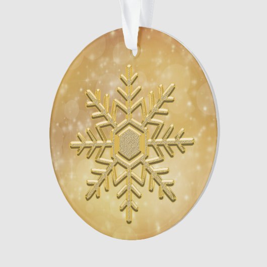 Elegante Goldenen Täler Ornament (Vorderseite)
