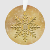 Elegante Goldenen Täler Ornament (Vorderseite)
