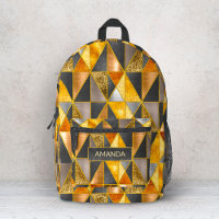 Elegante goldfarbene, silberfarbene geometrische D