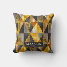 Elegante goldfarbene, silberfarbene geometrische D