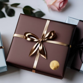 Elegante goldfarbige Aufkleber