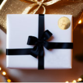 Elegante goldfarbige Aufkleber