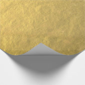 Elegante Goldfolie gedruckt Geschenkpapier (Ecke)