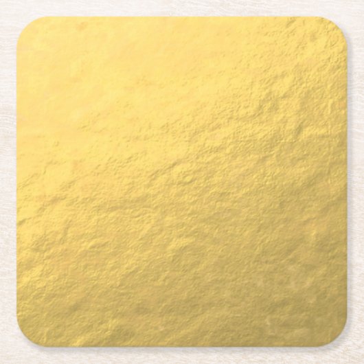 Elegante Goldfolie gedruckt Rechteckiger Pappuntersetzer (Vorderseite)