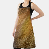 Elegante goldgelbe Ledertextur Schürze (InSitu)