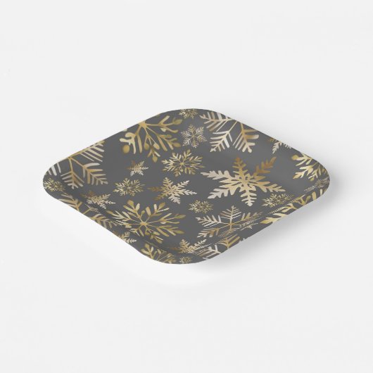 Elegante Goldgräber im Tessin Pappteller (Gewinkelt)