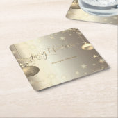 Elegante Goldgräber im Tessin Rechteckiger Pappuntersetzer (angewinkelt)