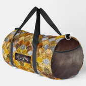 Elegante goldgürtige Meerjungfrauen Duffle Bag (Rechte Ecke)