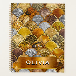 Elegante goldgürtige Meerjungfrauen Planer