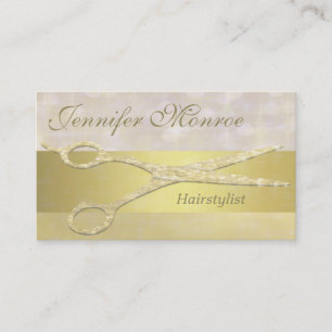 Elegante Goldhairstylist-Verabredungs-Erinnerung Terminkarte