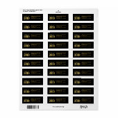 Elegante Goldklasse 2019 Abschluss (Vorne)