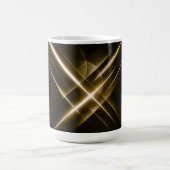 Elegante Goldlinien Kaffeetasse (Mittel)
