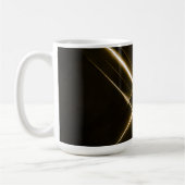Elegante Goldlinien Kaffeetasse (Links)