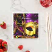 Elegante Goldmaske Serviette (Beispiel)