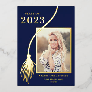 Elegante Goldmedaille Abschluss Ankündigung