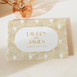 Elegante Goldmedaille Art Deco Gästebuch