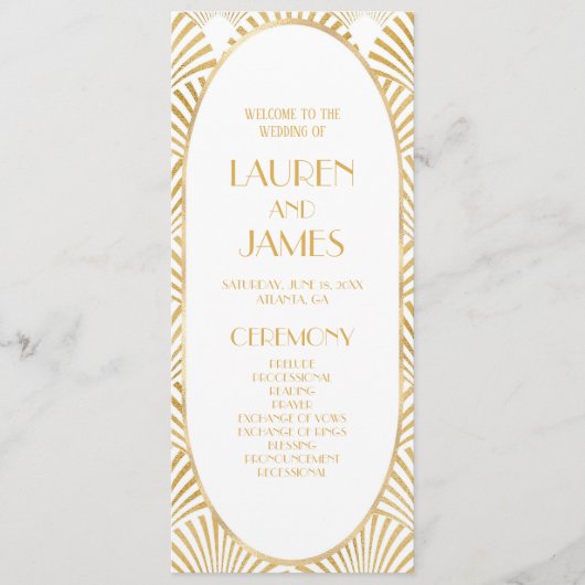 Elegante Goldmedaille Art Deco Programm (Vorderseite)