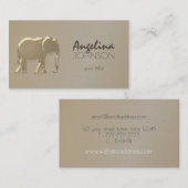 Elegante Goldmedaille Beruflich Visitenkarte (Vorne/Hinten)