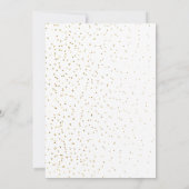 Elegante Goldmedaille Hochzeit Einladung (Rückseite)