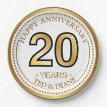 Elegante Goldpapierplatte mit bearbeitbarem Text