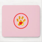 Elegante Goldpfeife Mousepad (Vorne)