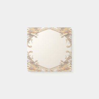 Elegante Goldrahmen-Post-it-Notes Post-it Klebezettel