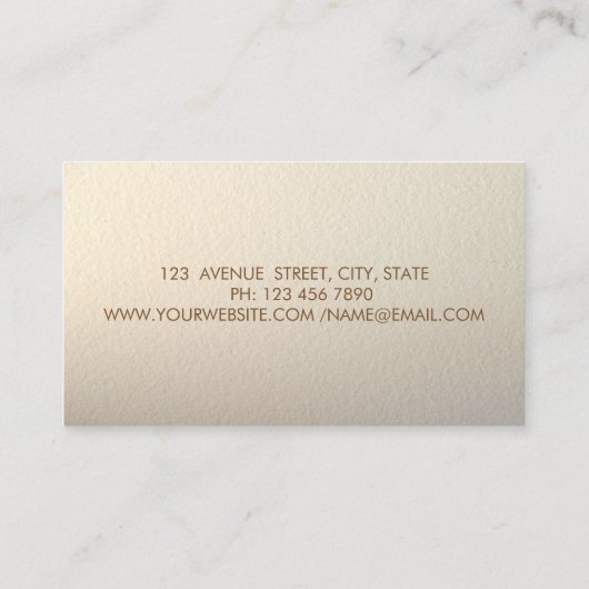 Elegante,Goldrahmen,Sterne Wasserfarbenmagnolia Visitenkarte (Rückseite)