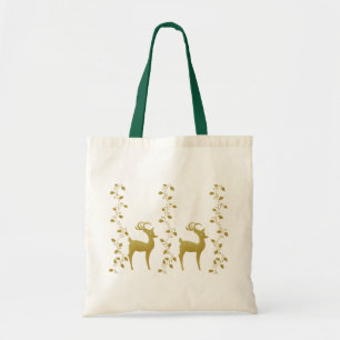Elegante Goldren WeihnachtsFeriengeschenktasche Tragetasche
