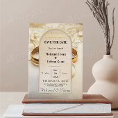 Elegante Goldrings Save the Date