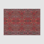 elegante Goldrubinrot-Bordeaux Seidenpapier (Vorderseite)