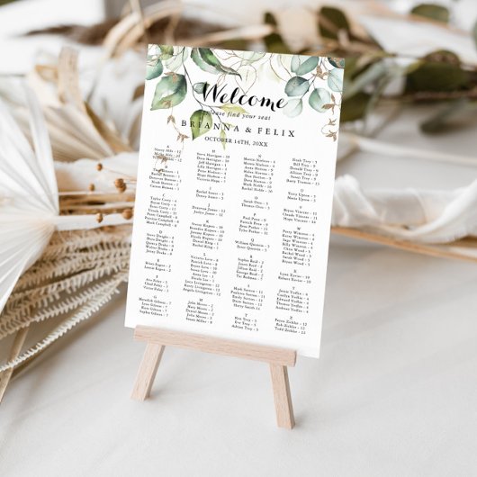 Elegante Goldschmiedekarte Poster