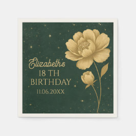 Elegante Goldschmiedekunst zum Geburtstag Napkins  Serviette